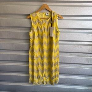 Missoni NWT metallic chevron dress